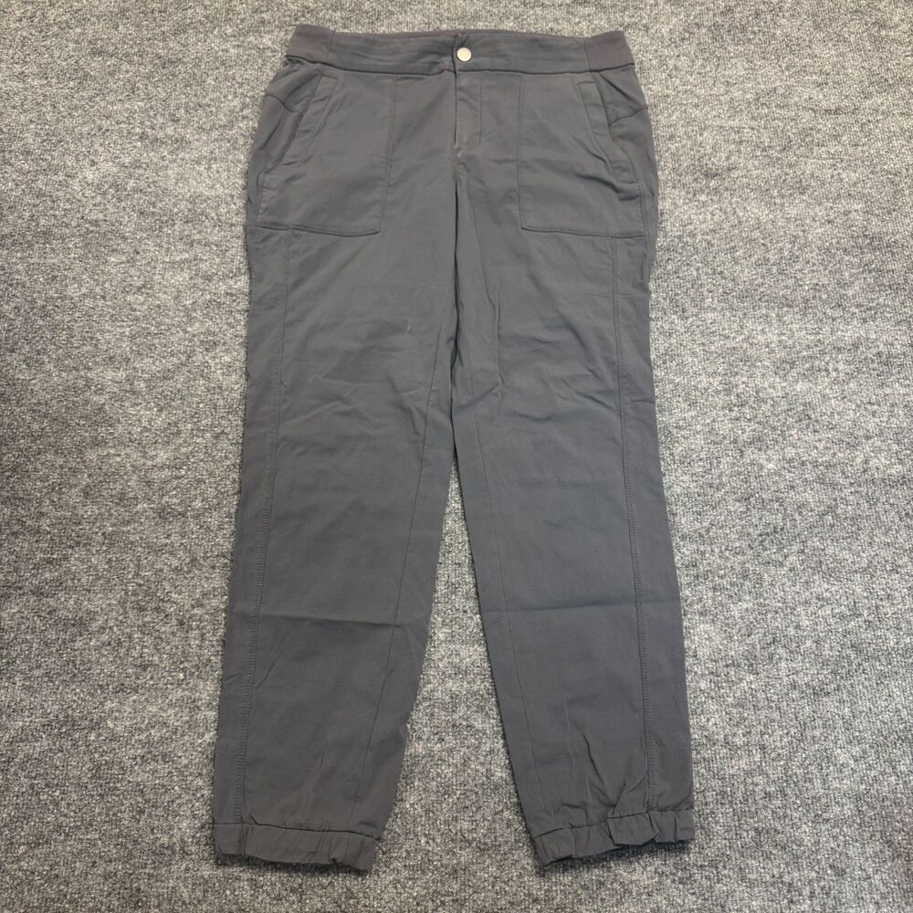 ATHLETA Trekkie North Joggers Women's Size 12 Ripstop Gray Outdoor Stretch Pant